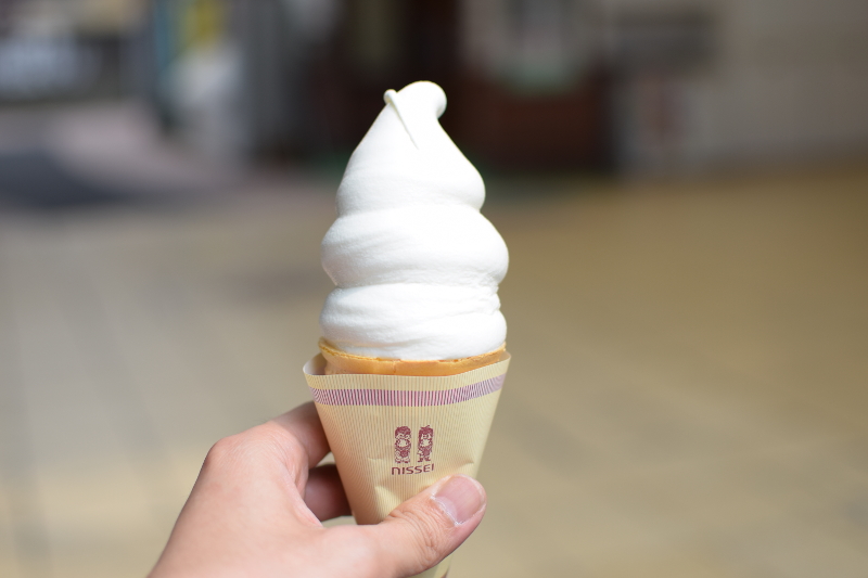 静岡県の伊東温泉に行ってきたので、観光スポットなどご紹介　わかば　アイスクリーム